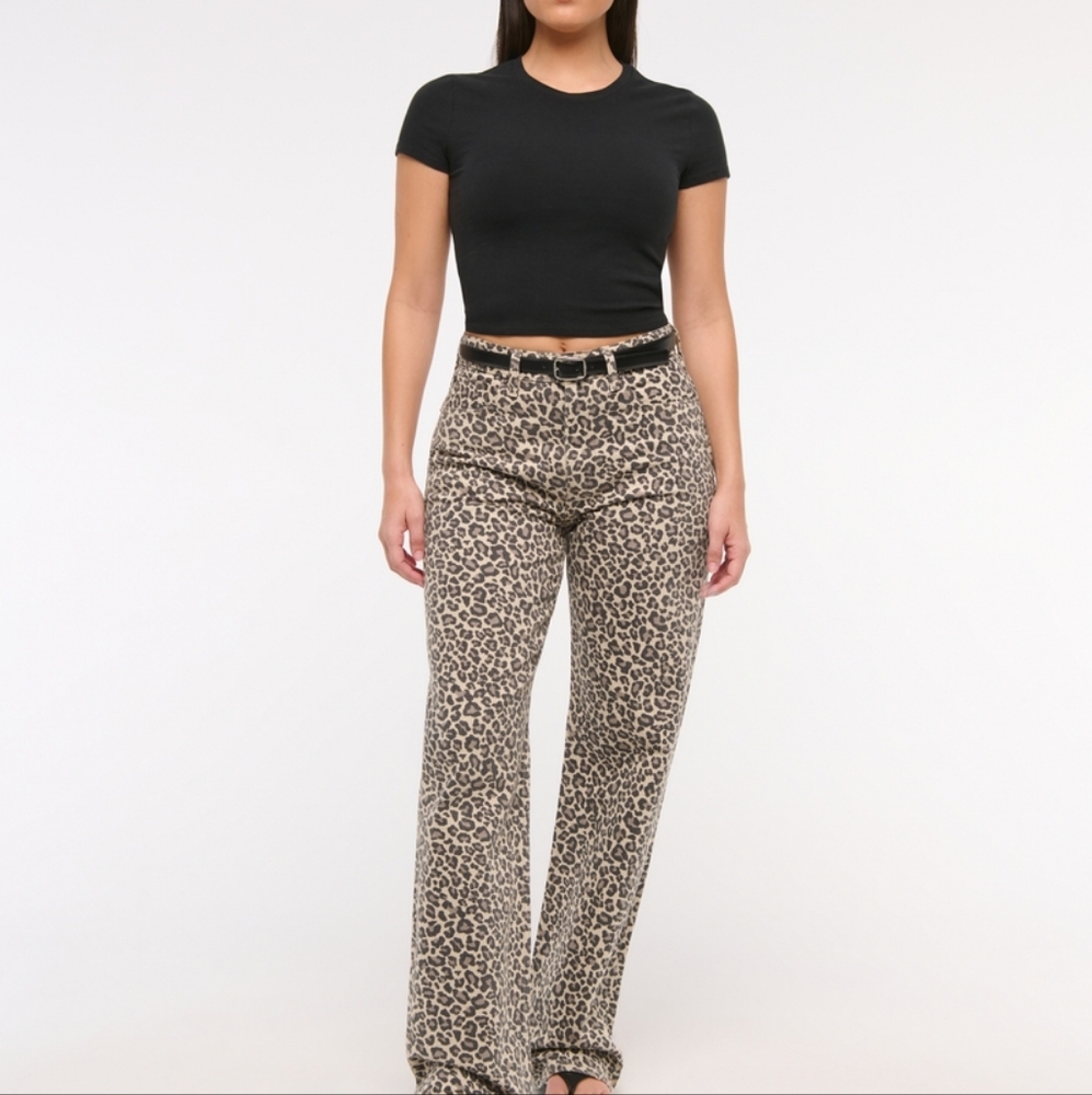 Leopard 90s Relaxed Jeans